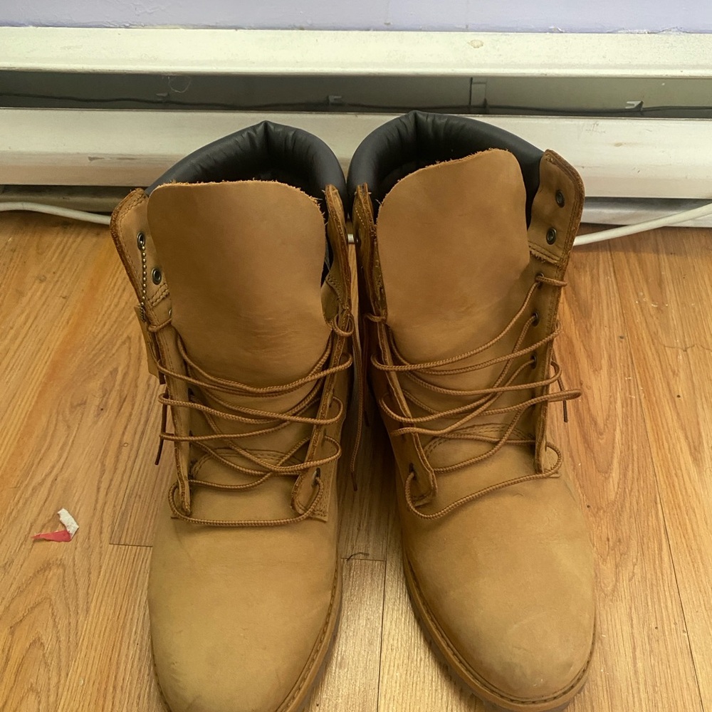 Timberland Men's Light Brown Leather Boots size13